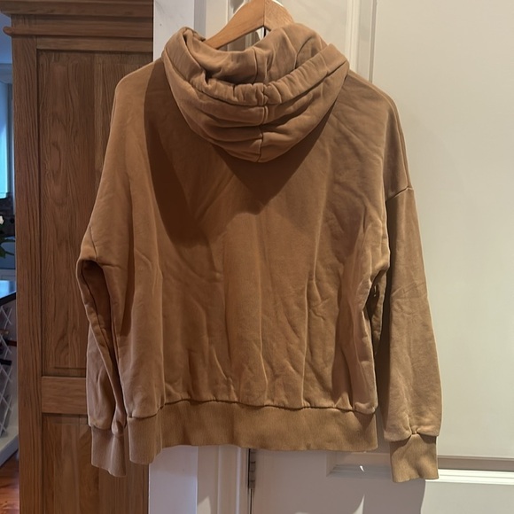Rich & royal small tan pull over hooded sweatshirt - Picture 6 of 9